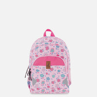 Little Kids Backpack Pink Printed Flowers