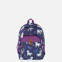 Little Kids Backpack Blue Unicorn Print