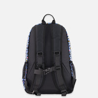 Kids Backpack Blue Leopard Print