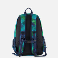 Kids Backpack Blue Diamond Print