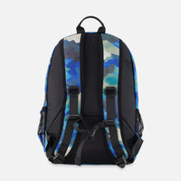 Kids Backpack Blue And Grey Camouflage