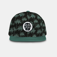 Midnight Palms Snapback - Black