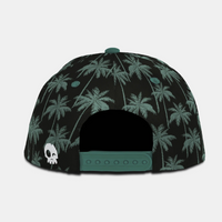 Midnight Palms Snapback - Black