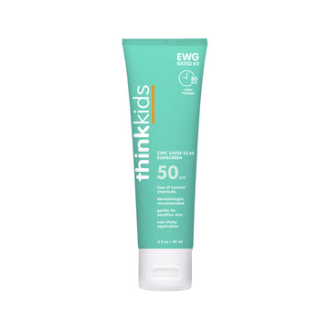 Thinksport Kids Clear Zinc Sunscreen SPF 50 (89 ml)