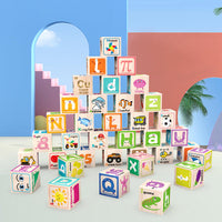 36 Piece Magnetic Cubes Alphabet & Numbers PMC36