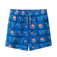 Kids (4-7 Years) Comfort-Stretch Lined Boardshort| Sunglasses Shark