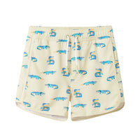 Kids Swim Trunk | Lime Gator