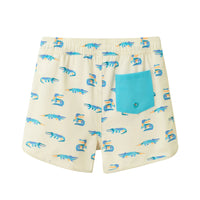 Kids Swim Trunk | Lime Gator