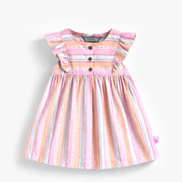 Colorful striped dress, baby