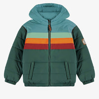 TEAL PUFFER COAT, CHILD