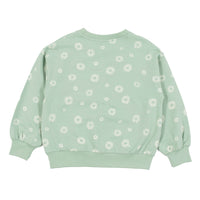 Green Flower Sweater