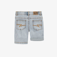 LIGHT BLUE DENIM BERMUDA SHORTS, CHILD