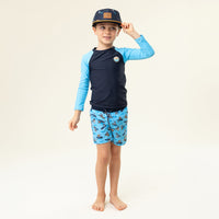 UV Swimsuit Shorts Pale Blue