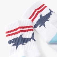Shark Silhouette Crew Socks