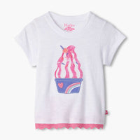 Ice Cream Sundae Eyelet Trim T-Shirt