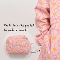 10K Packaway Rainshell - Daisy | Waterproof Windproof Eco