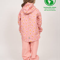 10K Packaway Rainshell - Daisy | Waterproof Windproof Eco