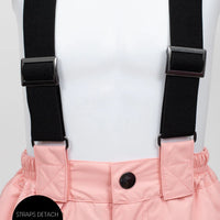 Snowrider Convertible Ski Overalls - Apricot Blush