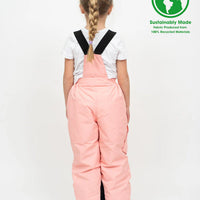 Snowrider Convertible Ski Overalls - Apricot Blush