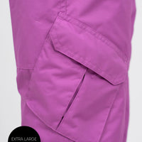 Snowrider Convertible Ski Overalls - Berry