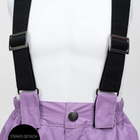 Snowrider Convertible Ski Overalls - Dusty Lavender