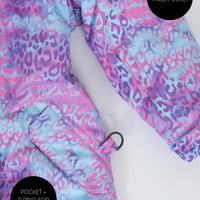 Snowrider One Piece Snowsuit - Rainbow Leopard | Waterproof Windproof Eco