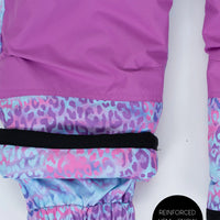 Snowrider One Piece Snowsuit - Rainbow Leopard | Waterproof Windproof Eco