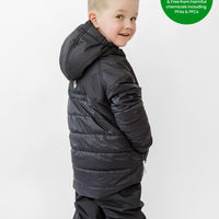 Hydracloud Puffer Jacket - Black | Waterproof Windproof Eco