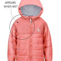 Hydracloud Puffer Jacket - Sorbet | Waterproof Windproof Eco
