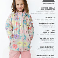 Snowrider Deep Winter Coat - Happy Daisy | Waterproof Windproof Eco