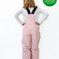 Snowrider Convertible Ski Overalls - Dusky Pink