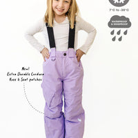 Snowrider Convertible Ski Overalls - Periwinkle