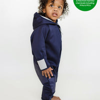 All-Weather Fleece Onesie - Navy