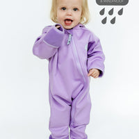 All-Weather Fleece Onesie - Periwinkle