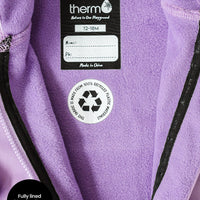 All-Weather Fleece Onesie - Periwinkle