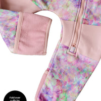 All-Weather Fleece Onesie - Pretty Petals