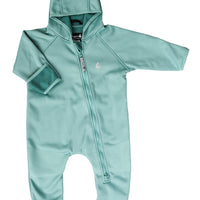 All-Weather Fleece Onesie - Seafoam