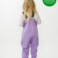 All-Weather Fleece Overalls - Periwinkle