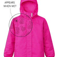SplashMagic Rainshell - Neon Pink | Leopard Love