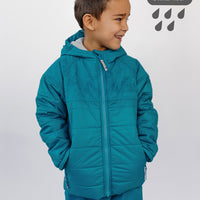 Hydracloud Puffer Jacket - Deep Teal | Dino Skate Crew