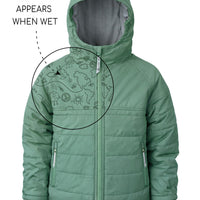 Hydracloud Puffer Jacket - Forest Moss | Happy Earth