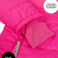 Hydracloud Puffer Jacket - Neon Pink | Leopard Love