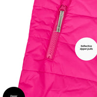 Hydracloud Puffer Jacket - Neon Pink | Leopard Love