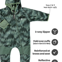All-Weather Fleece Onesie - Forest Camo
