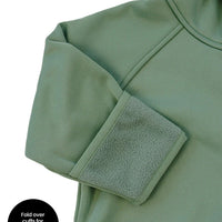 All-Weather Fleece Onesie - Forest Moss