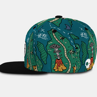 Treasure Map Snapback - Teal Steal