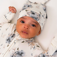 Knotted Hat - Frosty Floral
