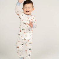 Bamboo Long Sleeve Pajama Set (Pumpkin Farm Print)