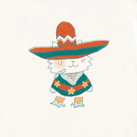 Cream T-shirt with back illustration, baby