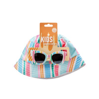 Girls Sunglasses with Bucket Hats New Sunglasses Cat Eyes